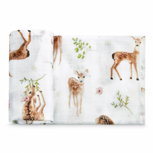 Bamboo Swaddle XL - Fawns