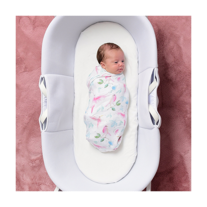 Bamboo Swaddle XL - Pink Dots