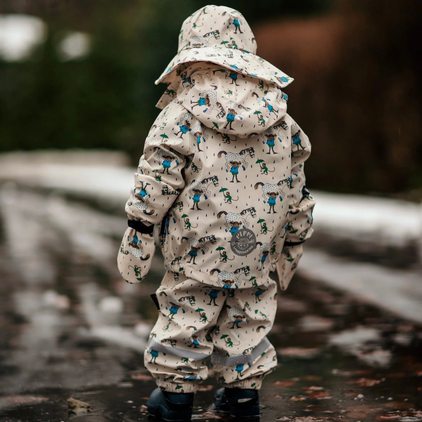 Rain Hat Denim Blue - Lína Langsokkur - FORPÖNTUN