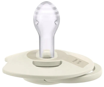 LOVI Prime Sílikon Snuð - 6-18 mánaða - Coconut/Ivory 2 í boxi