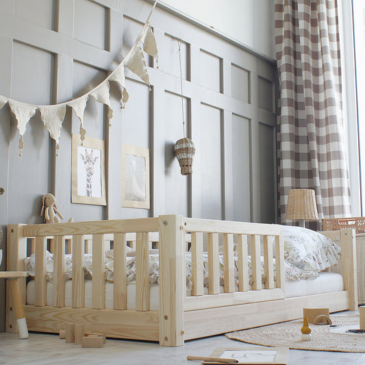 Barnarúm Basic LOVE Natural 200x120cm - TIL Á LAGER