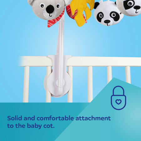 High Contrast Sensory Musical Mobile with Bluetooth