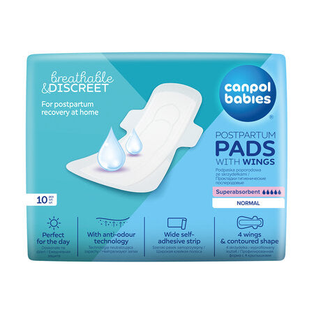 Discreet Postpartum Pads Day - 10 pcs