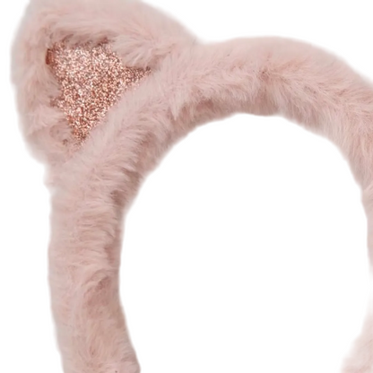 Hárspöng með kisueyrum - Pastel Pink