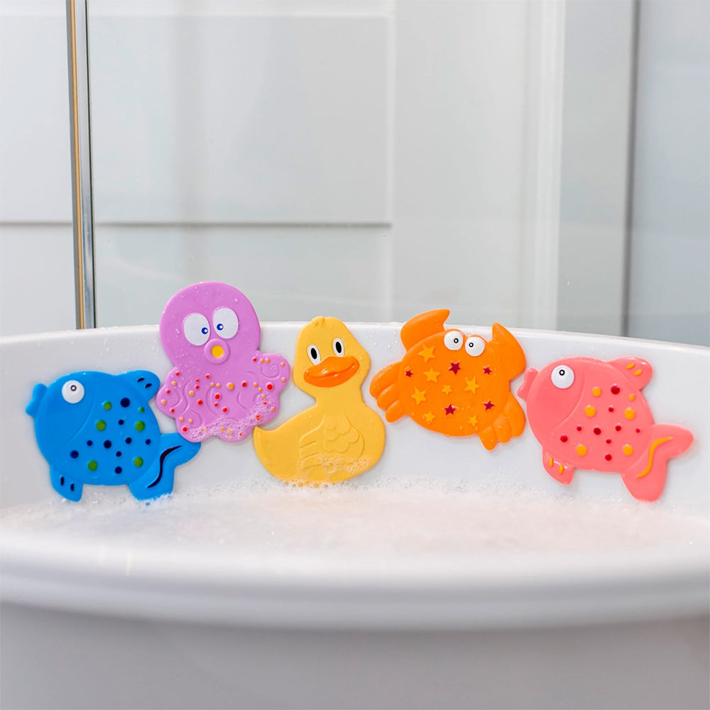 Baðleikföng - Mini Bath Mat Toys 5pcs