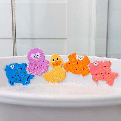 Baðleikföng - Mini Bath Mat Toys 5pcs