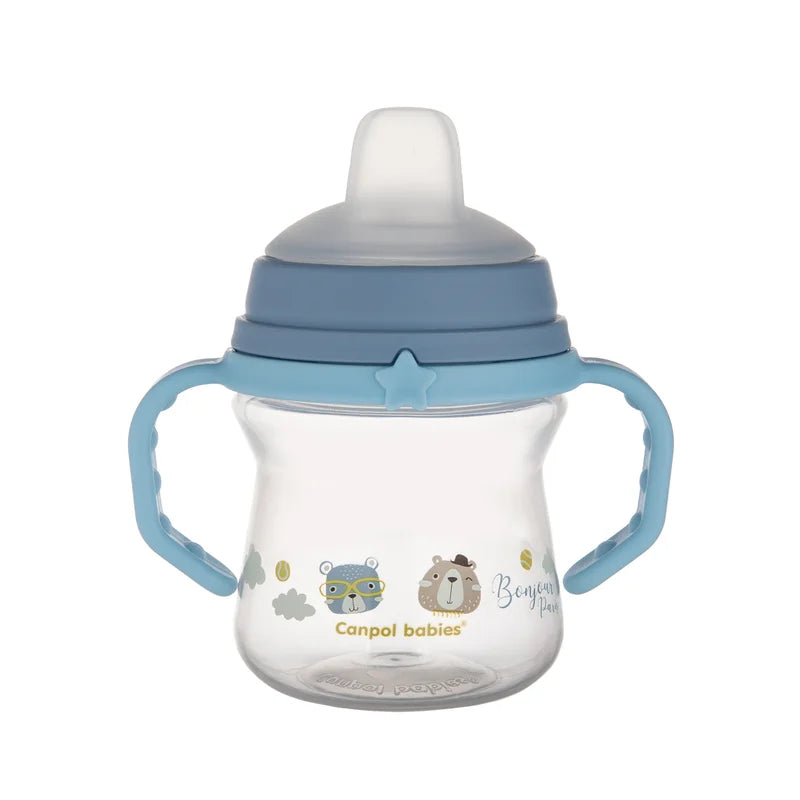 Drykkjarmál - First Cup with Silicone Spout 150ml & 250ml Blue