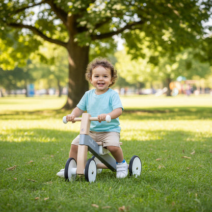 Bajo Wooden Balance Bike - Gray