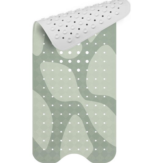 Baðmotta - Sage Green Arcs 100 x 40cm