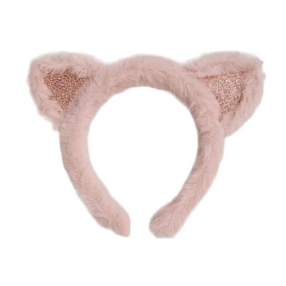Hárspöng með kisueyrum - Pastel Pink