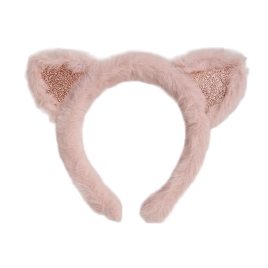 Hárspöng með kisueyrum - Pastel Pink