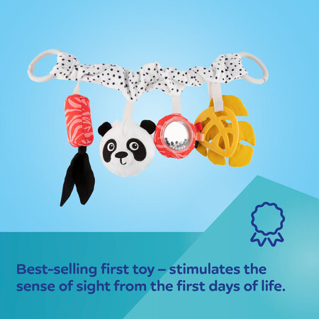 Leikfang á kerrur/bílstóla - High Contrast Sensory Hanging Toy