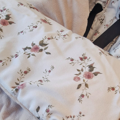 Bílstólateppi Kangaroo úr bambus - Rose Garden Beige
