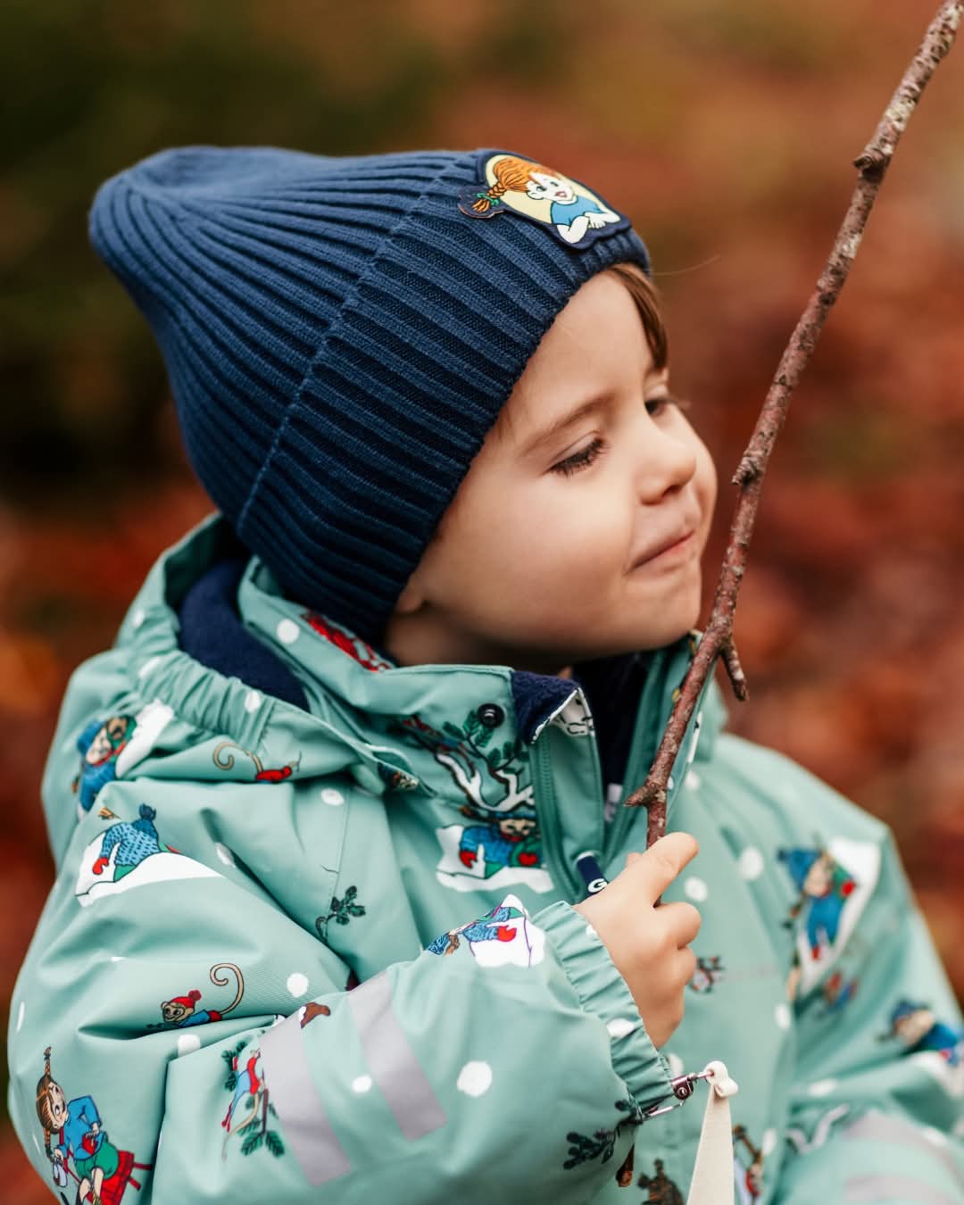 Húfa - Lína Langsokkur Navy