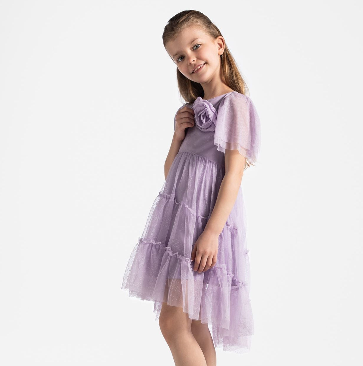 Tulle Kjóll - Purple