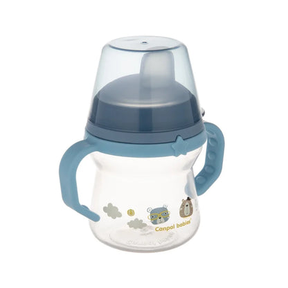Drykkjarmál - First Cup with Silicone Spout 150ml & 250ml Blue