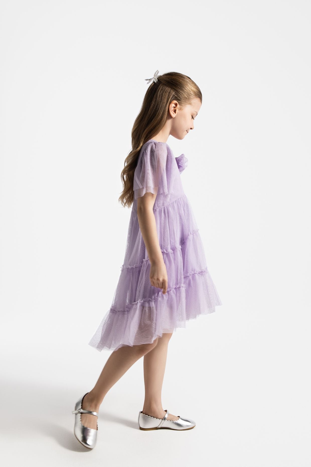 Tulle Kjóll - Purple