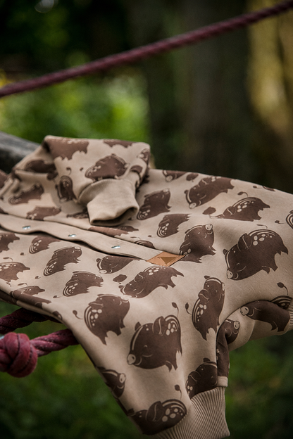 Heilgalli með eyrum - Wild Boar Brown