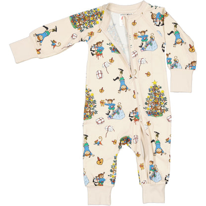 Bamboo Renndur Jólanáttgalli - Lína Langsokkur