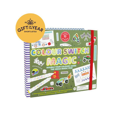 Colouring Cards - Colour Switch Magic Pen - Cars