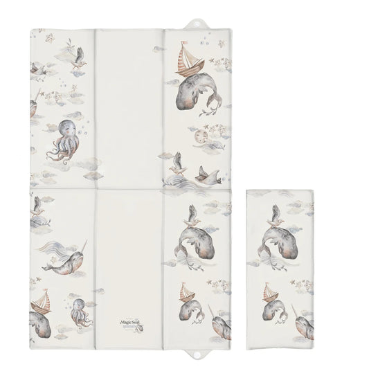 Ferða Skiptidýna - Foldable Travel Changing Mat - Magic Sea