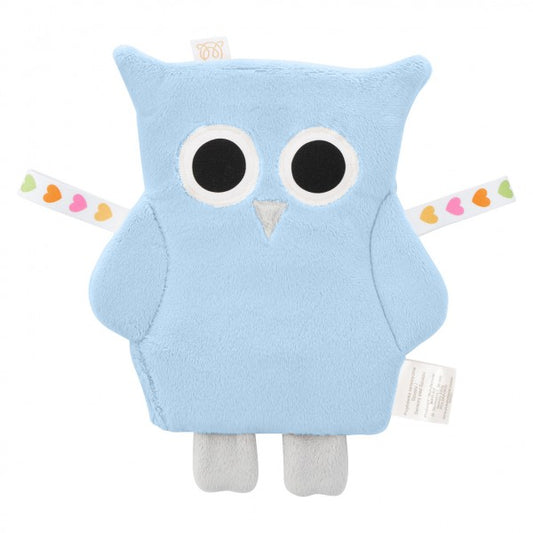 High Contrast Sensory Cuddly Owl - Light Blue