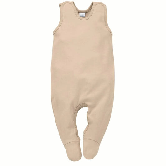 Ungbarnabuxur með axlaböndum - Lovely Day Beige