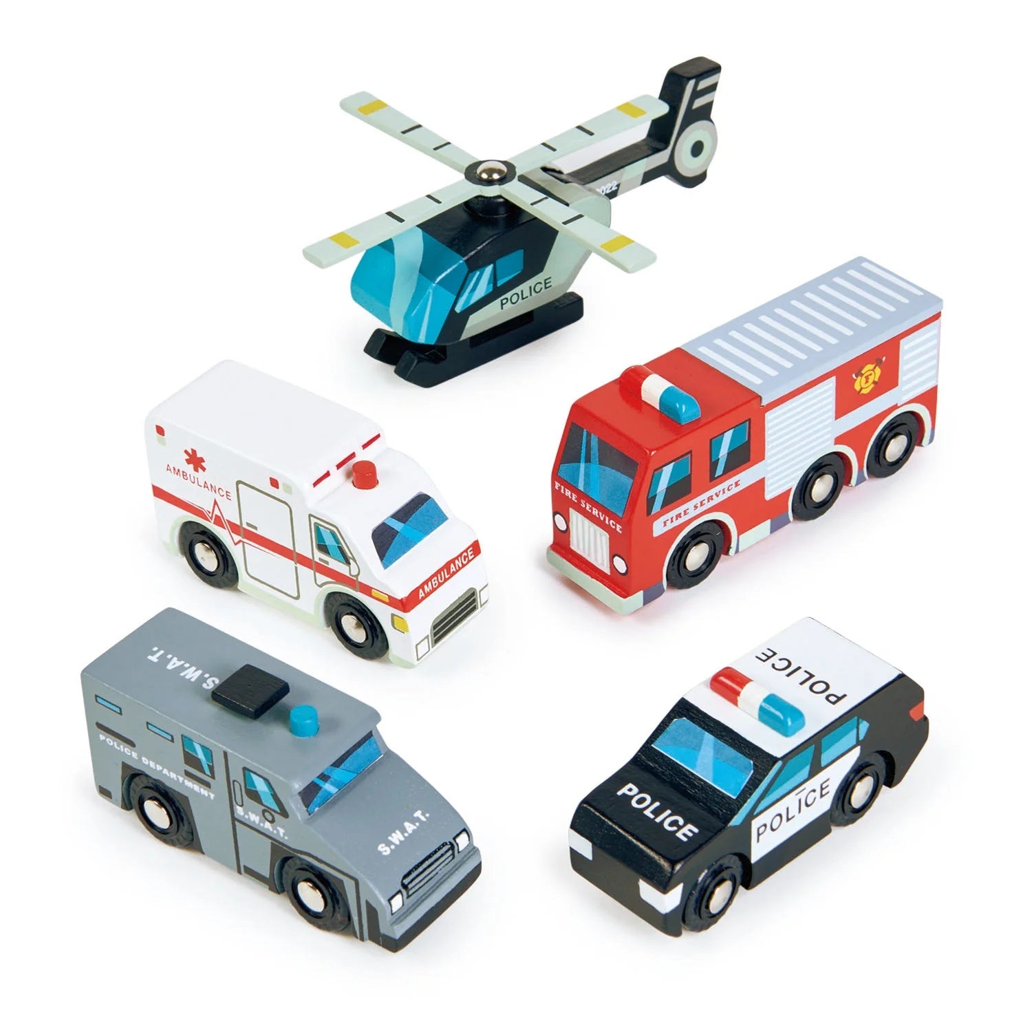 5 Viðar bílar - Emergency Vehicles – Polka