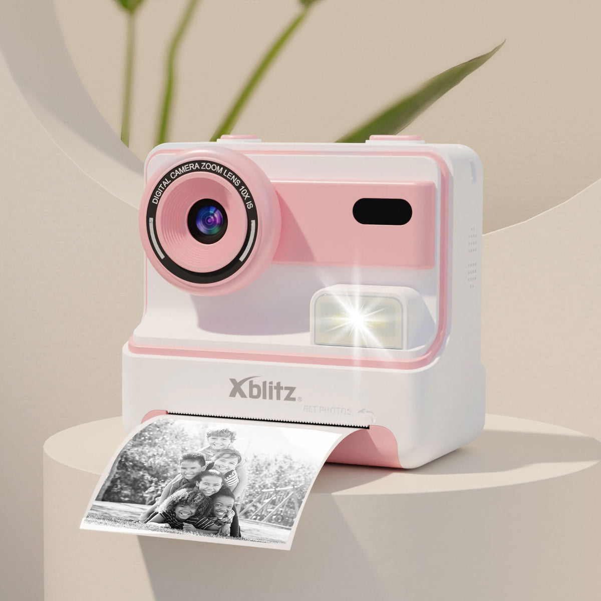 Myndavél með prentara - Xblitz Flash Pink