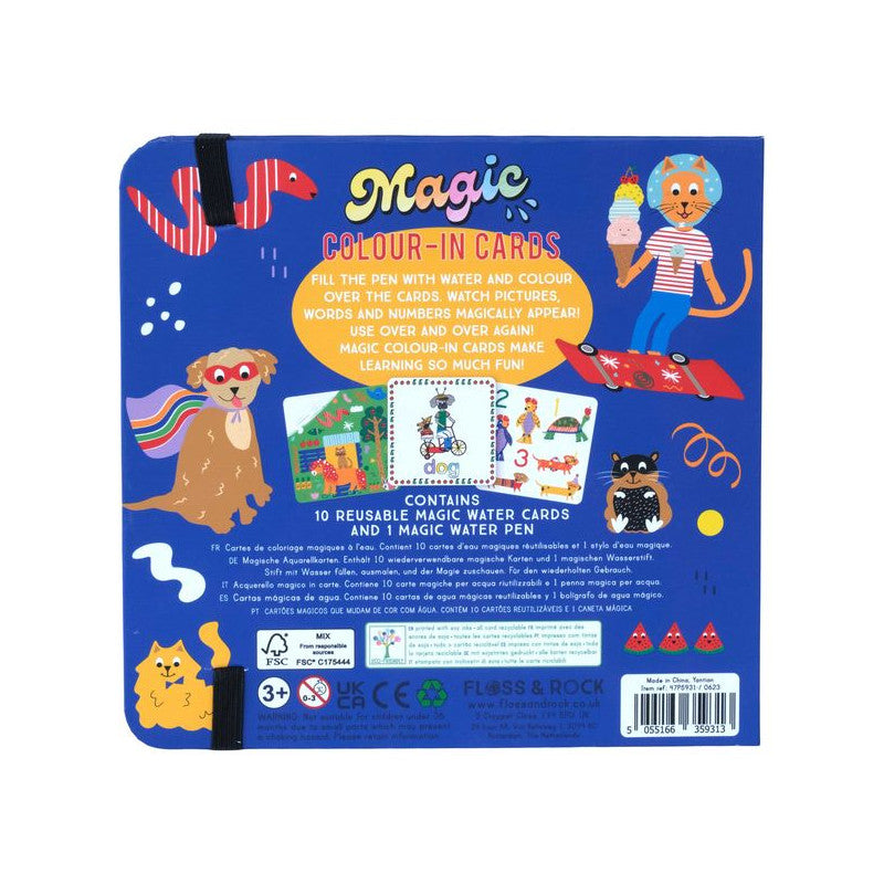 Magic Colour Changing Water Cards - Pets