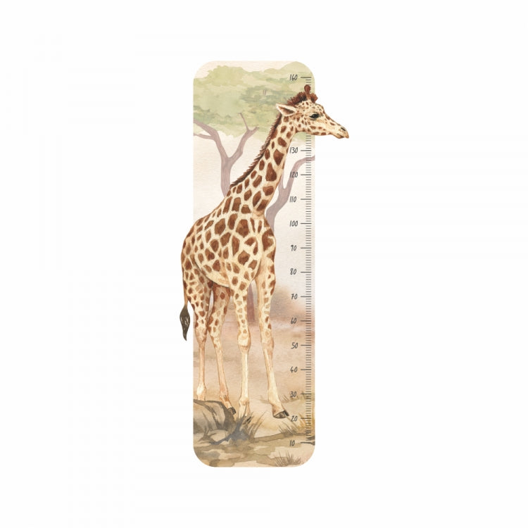 Vegglímmiði - Giraffe height measurement