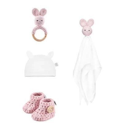 Newborn Gift Box - 4pcs - Bunny Dusty Pink
