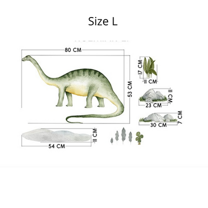 Vegglímmiði - Brontosaurus