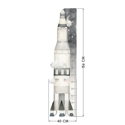 Vegglímmiði - Space II height measurement