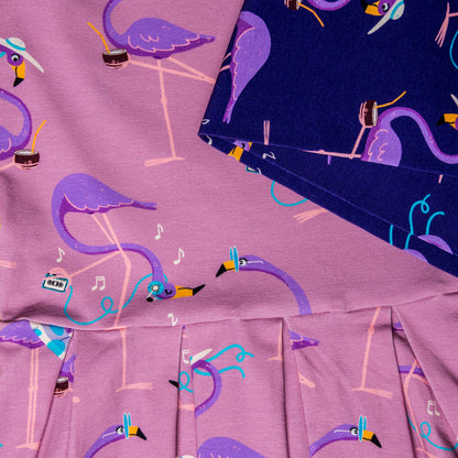 Funky Galapagos Sumarkjóll - Flamingo Purple