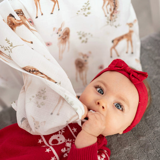 Bamboo Swaddle XL - Fawns