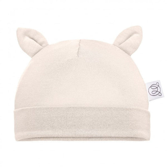 Ungbarnahúfa úr bambus - Beige