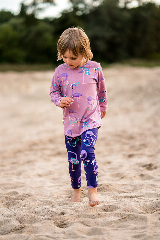 Funky Galapagos Leggings - Flamingo Pink