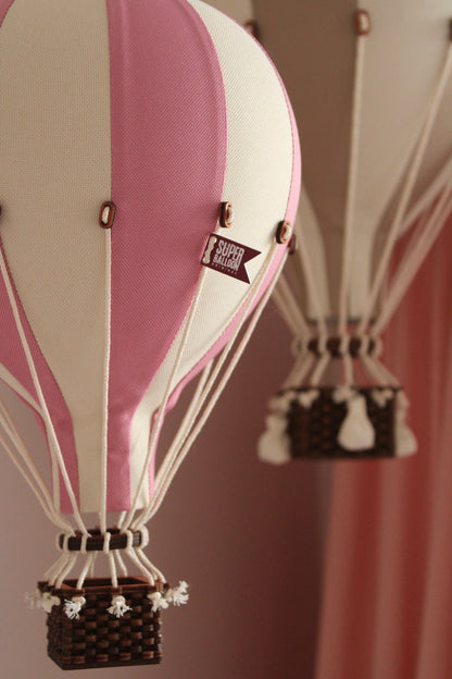 Loftbelgur M - White/Powder Pink