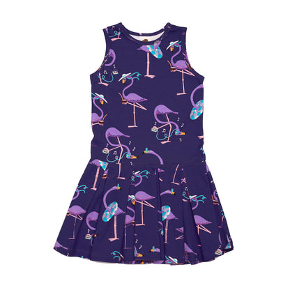 Funky Galapagos Sumarkjóll - Flamingo Purple
