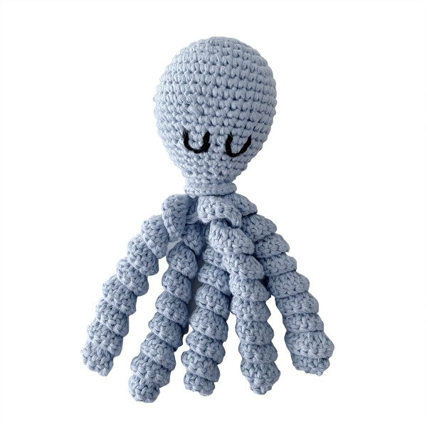 Rattle Octopus - Blue